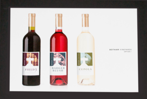Botham Vineyards wine labels 